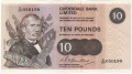 Clydesdale Bank Ltd 1963 To 1981 10 Pounds,  6. 1.1975